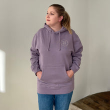 Load image into Gallery viewer, Mountain Hoodie | Strong Mama | Dusty Lavender