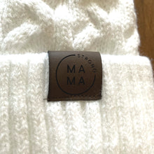 Load image into Gallery viewer, Pom Toque | Strong Mama | White
